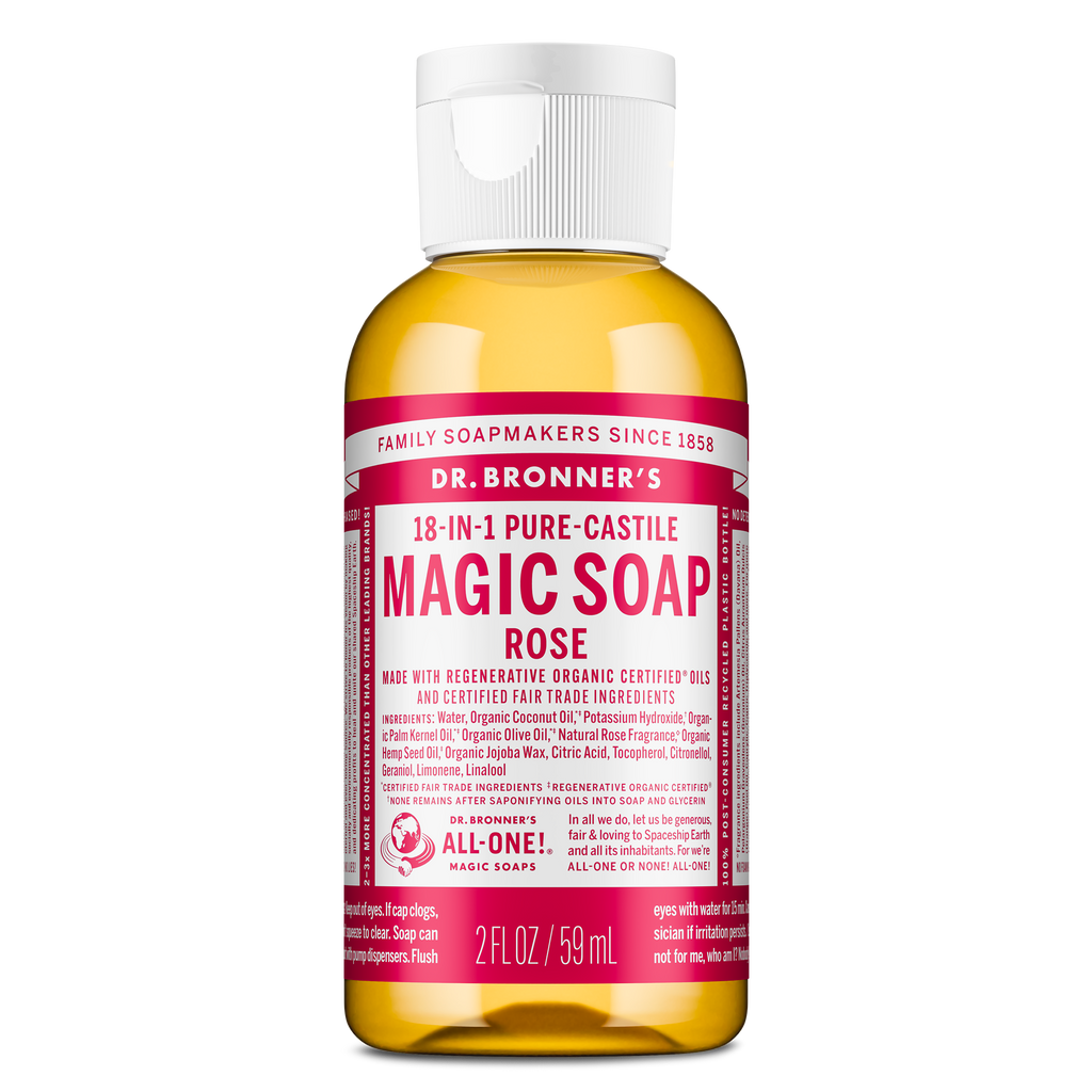 PURE-CASTILE LIQUID SOAP Rose [2 oz]